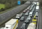 UK Airport Motorway Closure Disrupts Traffic in Both Directions