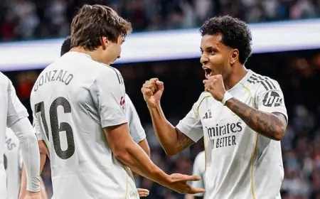 هاتريك جونزالو يمنح ريال مدريد فوزاً ساحقاً على بيتيس في الليغا الإسبانية