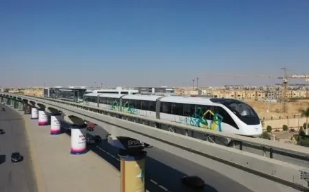 اكتشف تفاصيل المرحلة الأولى من تشغيل مونوريل المشير إلى العاصمة ومدة الرحلة المرتقبة