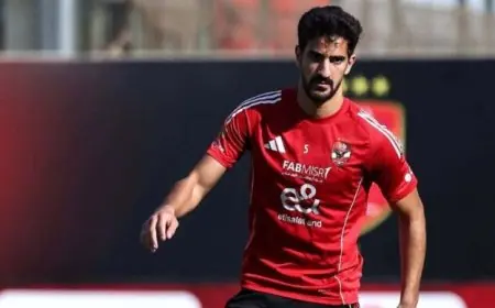 بن رمضان يعود ويساهم في تدريبات الأهلي عقب مشاركته في أمم إفريقيا