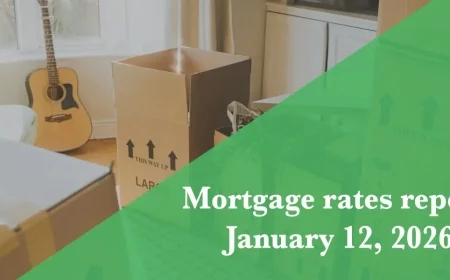 Mortgage Rates Update: January 12, 2026