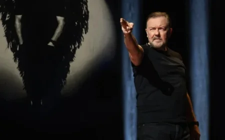 Ricky Gervais’s Golden Globe Win Criticized for Negative Message