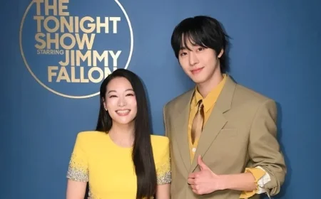 Arden Cho, Ahn Hyo Seop Discuss “KPop Demon Hunters” on Jimmy Fallon Show