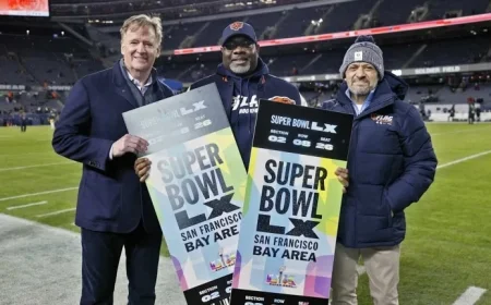 NFL’s Roger Goodell, Bears Award Super Bowl Tickets to Flag Football Pioneer