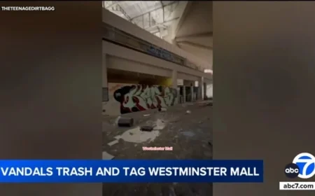 Vandals Strike Abandoned Westminster Mall