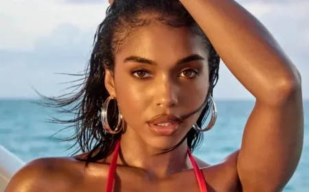 Lori Harvey Celebrates Birthday in Stylish Two-Piece by the Sea