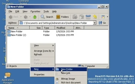 ReactOS Update Resolves Frustrating Usability Issue