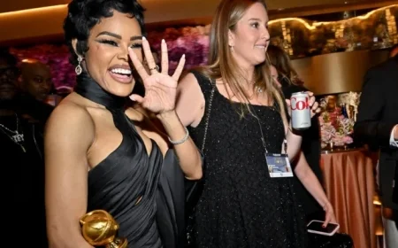 Teyana Taylor, George Clooney, Jacob Elordi Celebrate at Golden Globes Toast