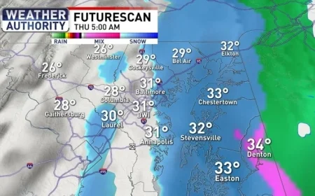 Cold Front Approaches, Bringing Chance of Rain and Snow Tonight