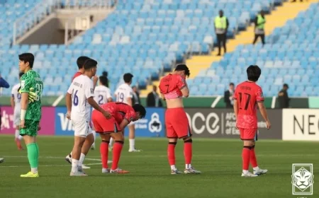Korea Secures Spot in Asian U-23 Football Quarterfinals