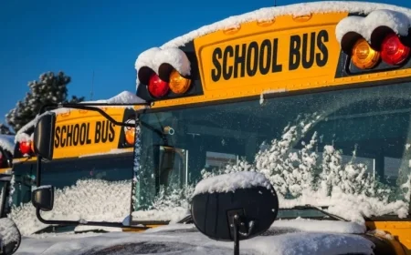 School Buses Canceled Due to Road Conditions in Parry Sound and West Nipissing