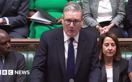 Starmer and Badenoch Clash Over Digital ID U-Turn at PMQs Live