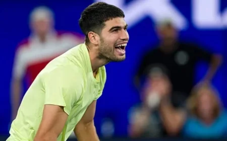 Alcaraz Reflects on One Point Slam Loss with Ironic Commentary on Drop Shot