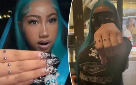 North West Defies Critics with Second Finger Piercing