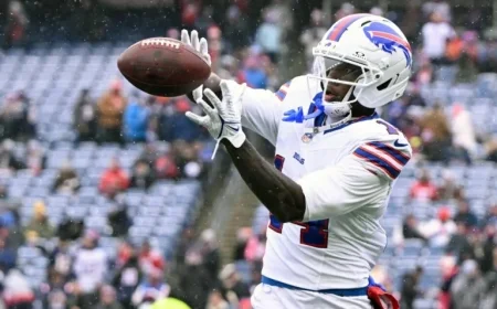 Bills WR Tyrell Shavers Tears ACL in Major Injury Setback