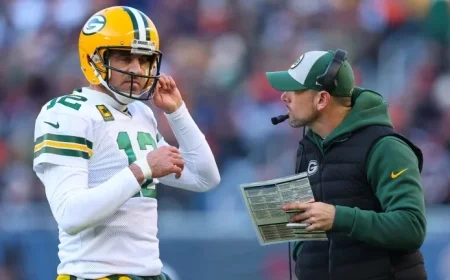 Aaron Rodgers’s Remarks Leave Matt LaFleur Speechless