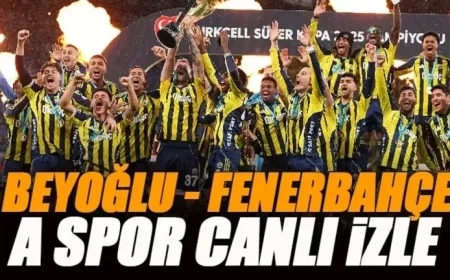 Watch Beyoğlu Yeni Çarşı vs Fenerbahçe Live on A Spor – Türkiye Kupası