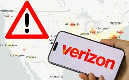 Verizon outage snarls mobile service nationwide as reports spike on January 14