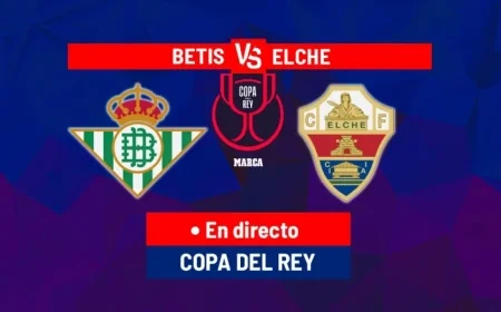 Live Copa del Rey: Betis vs. Elche Showdown Today