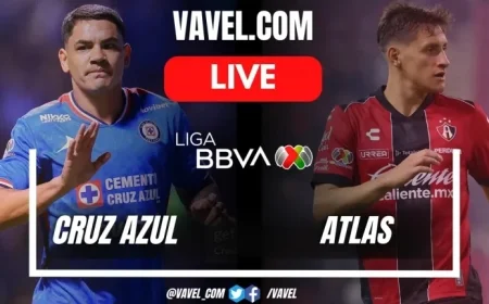 Cruz Azul vs Atlas LIVE: Second Goal Secures 2-0 Lead