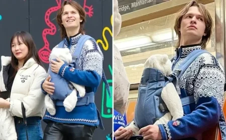 Ansel Elgort from ‘Baby Driver’ Spotted on Subway in First Baby Photos