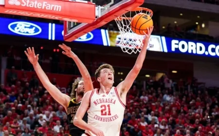 Nebraska Men’s Basketball Thrives Beyond Long-Range Shooting Skills