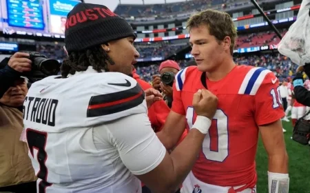 Drake Maye Follows C.J. Stroud’s Advice to Patriots-Texans Playoff Rematch