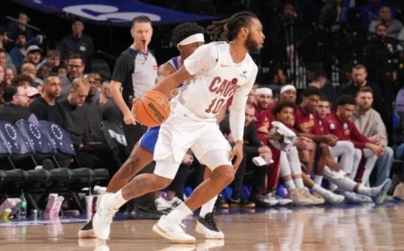 Cavs’ Garland and Merrill Exit vs. 76ers Due to Injuries