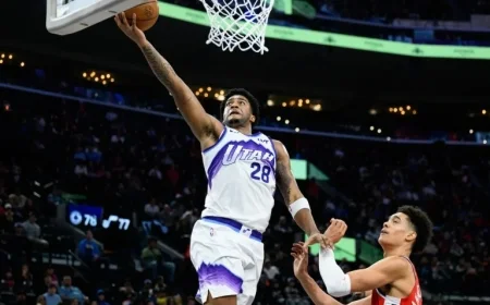 Utah’s Sensabaugh Sets 29-Year Bench Record with 21 First-Quarter Points