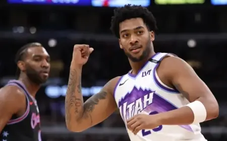 Brice Sensabaugh Sets New First-Quarter Scoring Record from Bench