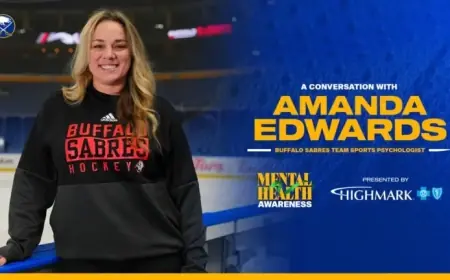 Exclusive Interview: Insights from Sabres Sports Psychologist Amanda Edwards