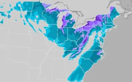 Snowy Systems Unleash Wind and Freezing Cold Across the East This Week