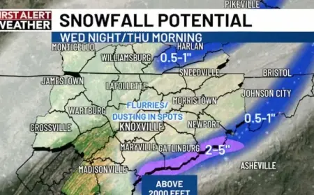 Snow Arrives as Bitter Cold Follows This Thursday