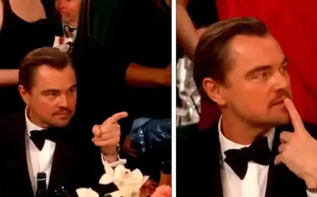 Leonardo DiCaprio’s Co-Star Shares Insight on Viral Golden Globes Moment
