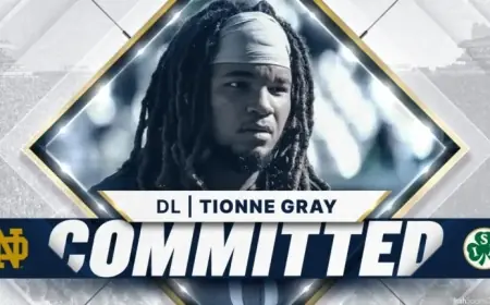 Notre Dame Secures Oregon Transfer Defensive Lineman Tionne Gray