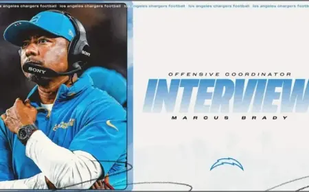 Chargers Interview Marcus Brady for Offensive Coordinator Role