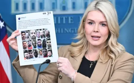 White House Press Secretary Labels Reporter a “Left-Wing Hack” in ICE Debate