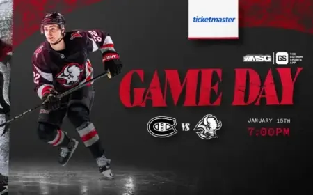 Sabres vs. Canadiens: Viewing Guide, Lineup Updates, and Key Storylines