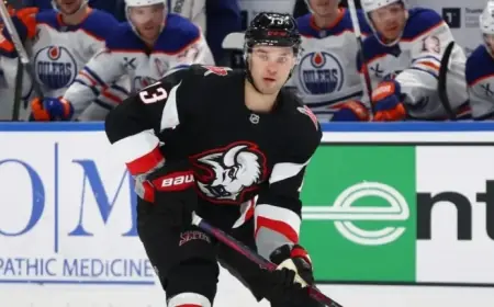 Sabres’ Josh Norris Leaves Flyers Game Due to Upper-Body Injury