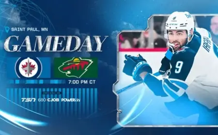 Jets Face Off Against Wild: Gameday Preview