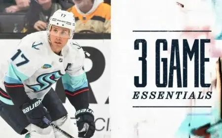 Kraken Face Off Against Bruins at 5:00 p.m.