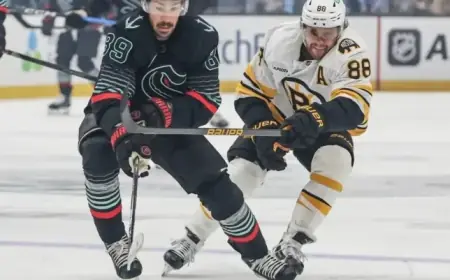 Bruins Battle Kraken in Public Skate Matchup