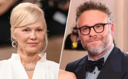Pamela Anderson’s Awkward Encounter with Seth Rogen at Golden Globes