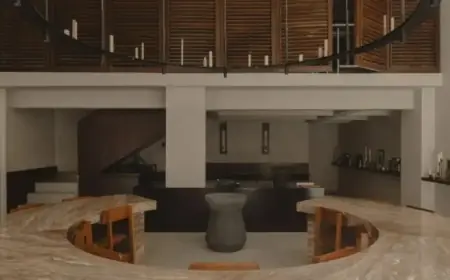 Worc Studio Designs Circular Stone Table for Revered Mexico City Restaurant