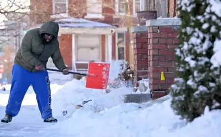 Michigan Braces for Up to 7 Inches of Snow and Frigid Cold