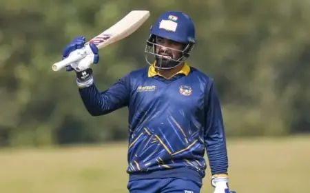 Prabhsimran’s Fifty Boosts Punjab in SAU vs PNJB Semi-Final Live Blog