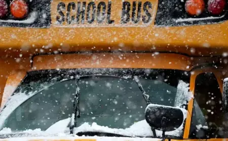 Blowing Snow and Icy Roads Force School Closures Across Manitoba