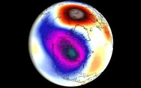 Polar Vortex Disruption Brings Season’s Coldest Air to North America and Europe