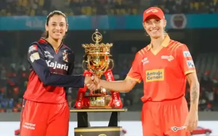 Gujarat Giants Bowl First Against RCB, Debuting Shivani Singh