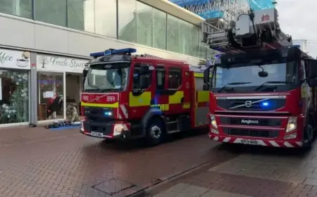 Passersby Discover Unexpected Shop Evacuation